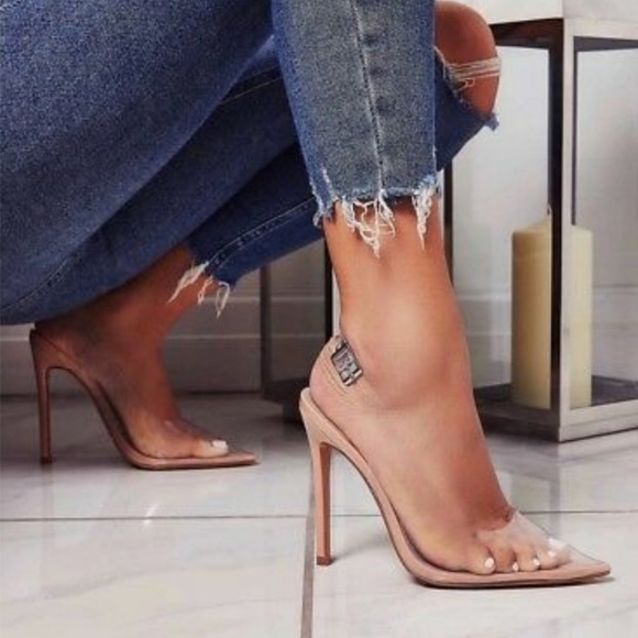 Last 10 Cinderella clear pumps - Picture 3 of 8